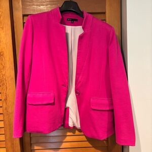 Gibson Notch Collar Fuchsia Blazer